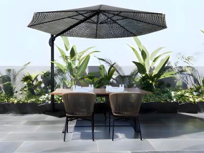 现代户外休闲桌椅